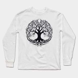 Tree Nature Life Wonder Earth Vector Graphic Long Sleeve T-Shirt